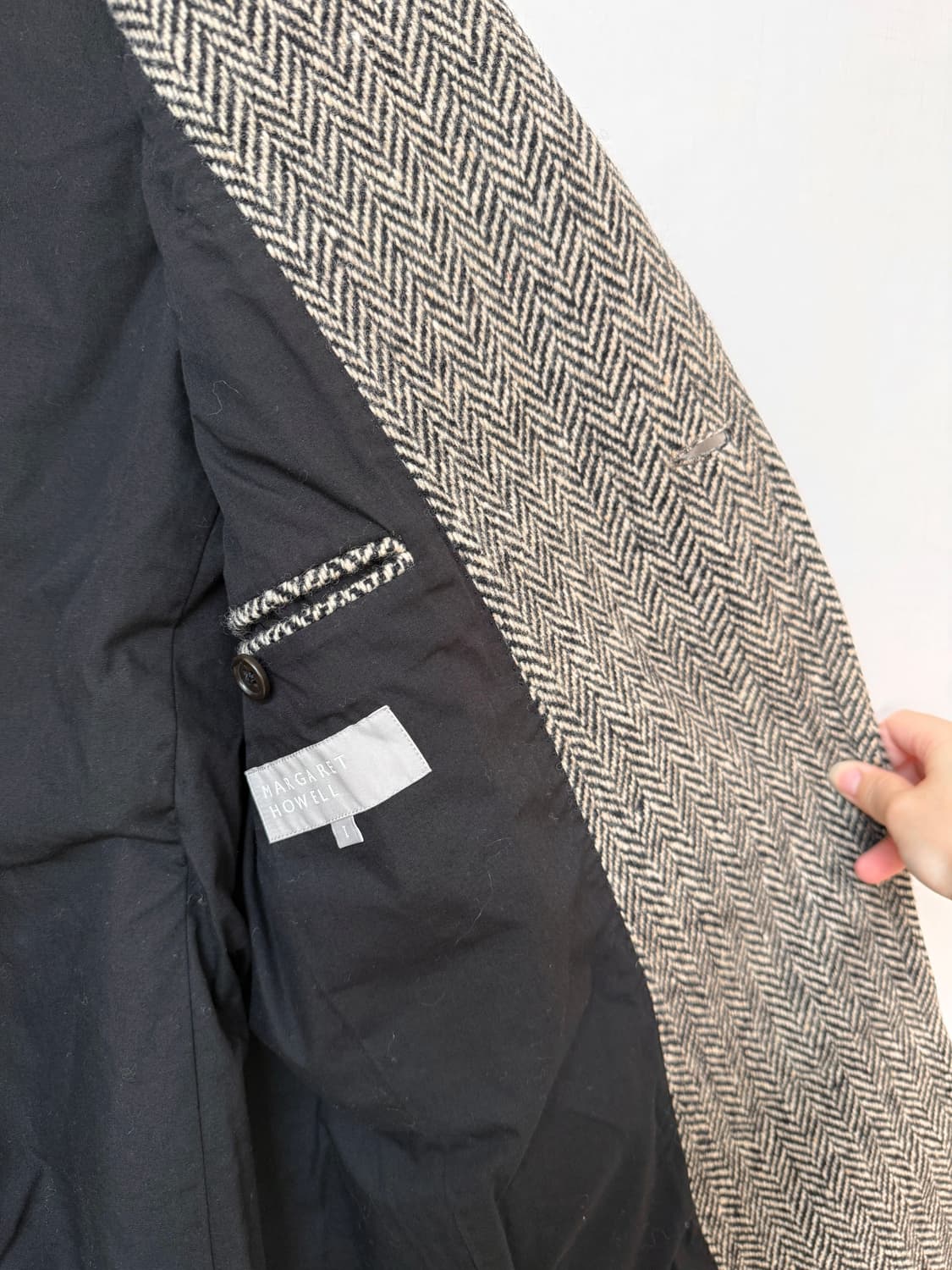 마가렛호웰 헤링본 코트 상품이미지3