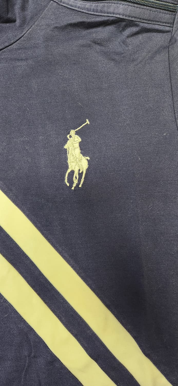 폴로 빅포니 네이비 사이드 지퍼 티 상품이미지2