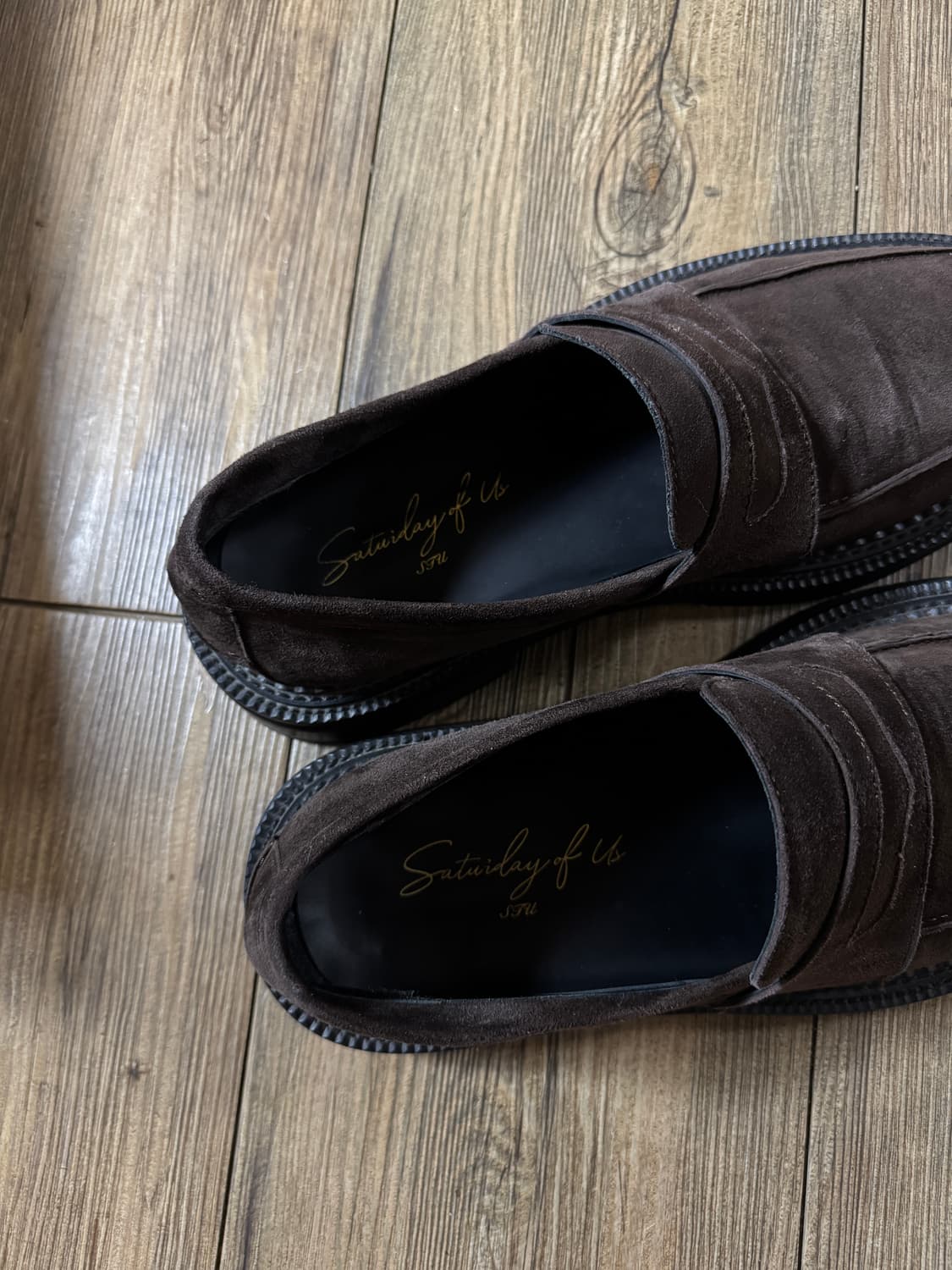 stu 스웨이드 로퍼 브라운 41 상품이미지4