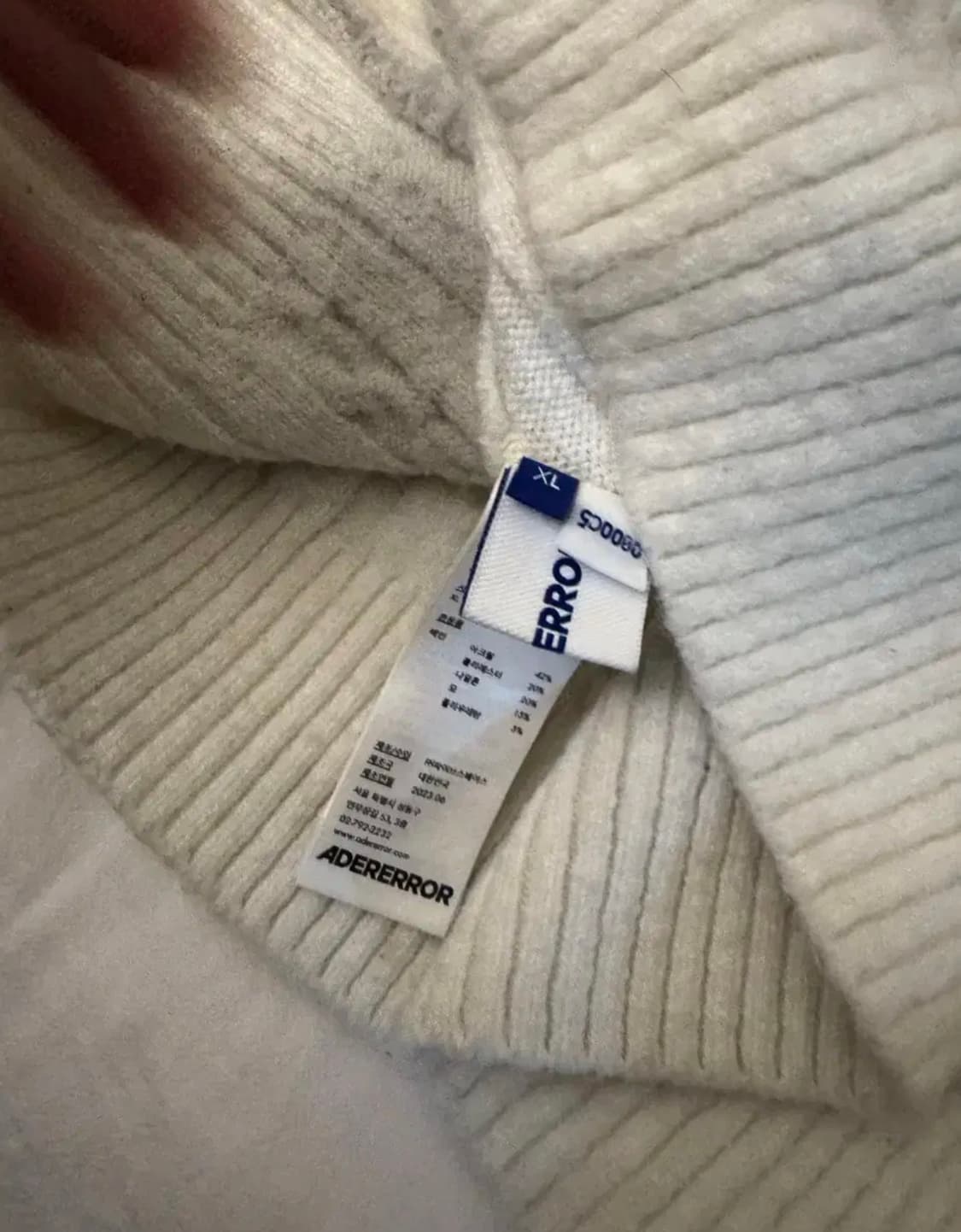 XL) ader 아더에러 23fw rowy 니트 상품이미지4