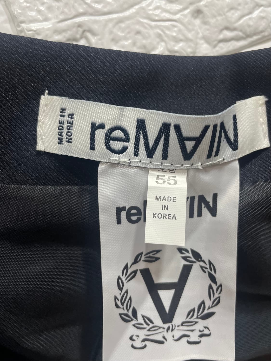 reMAIN 플리츠 샤스커트 배색 롱스커트 55 하객룩출근룩오피스룩 상품이미지3
