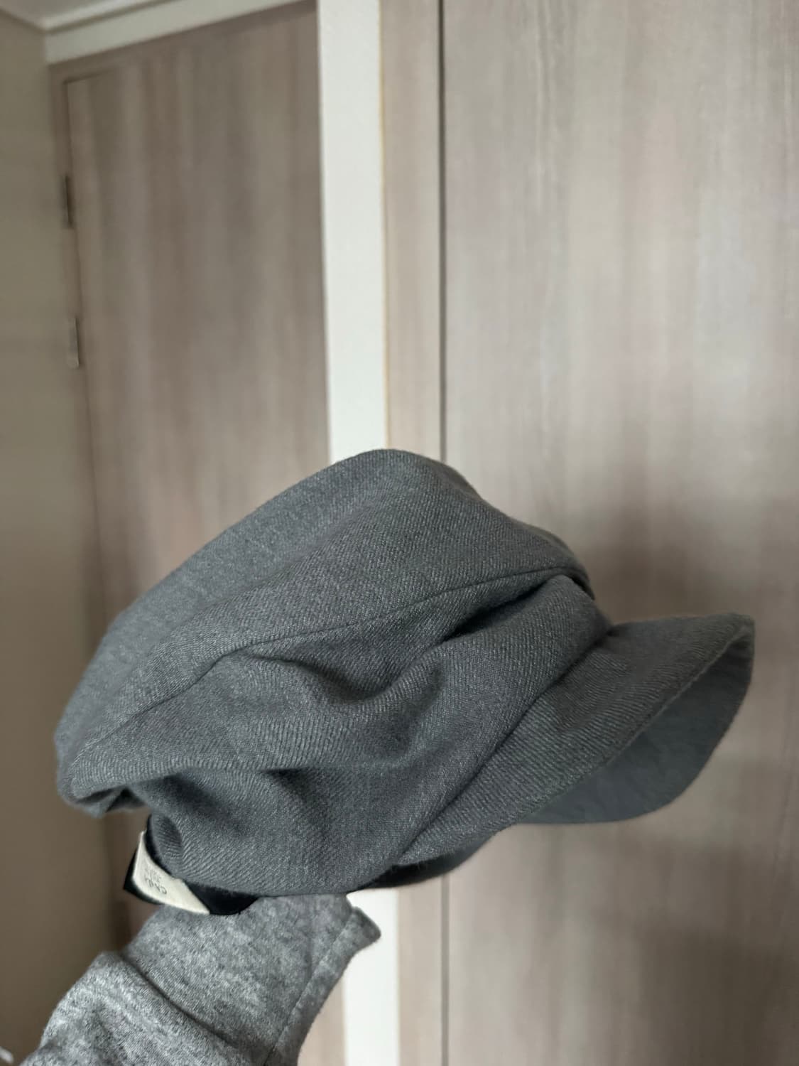 Ca4la 와이어 드레이프 캡 상품이미지4