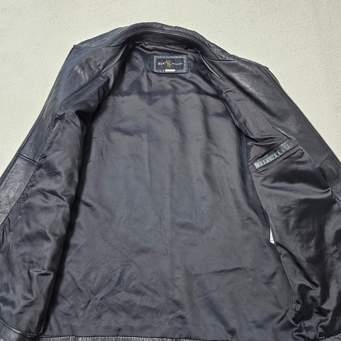 [95] ELK 남성 블랙 양가죽 자켓 상품이미지4