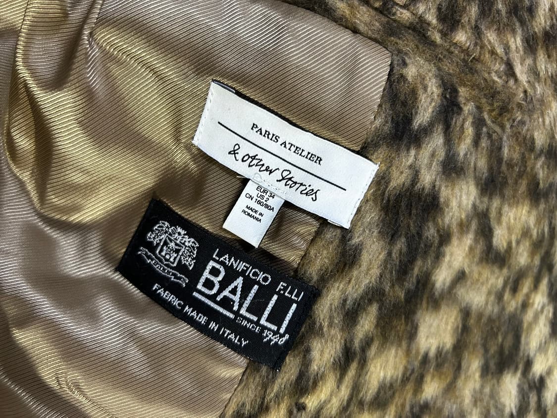 앤아더스토리즈 호피 이태리 코트 상품이미지5