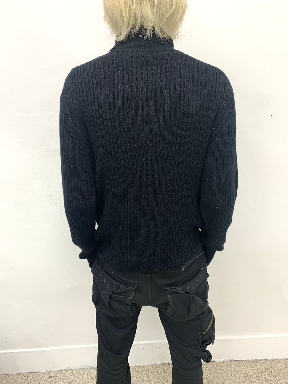 Male co high neck knit zip-up  상품이미지3