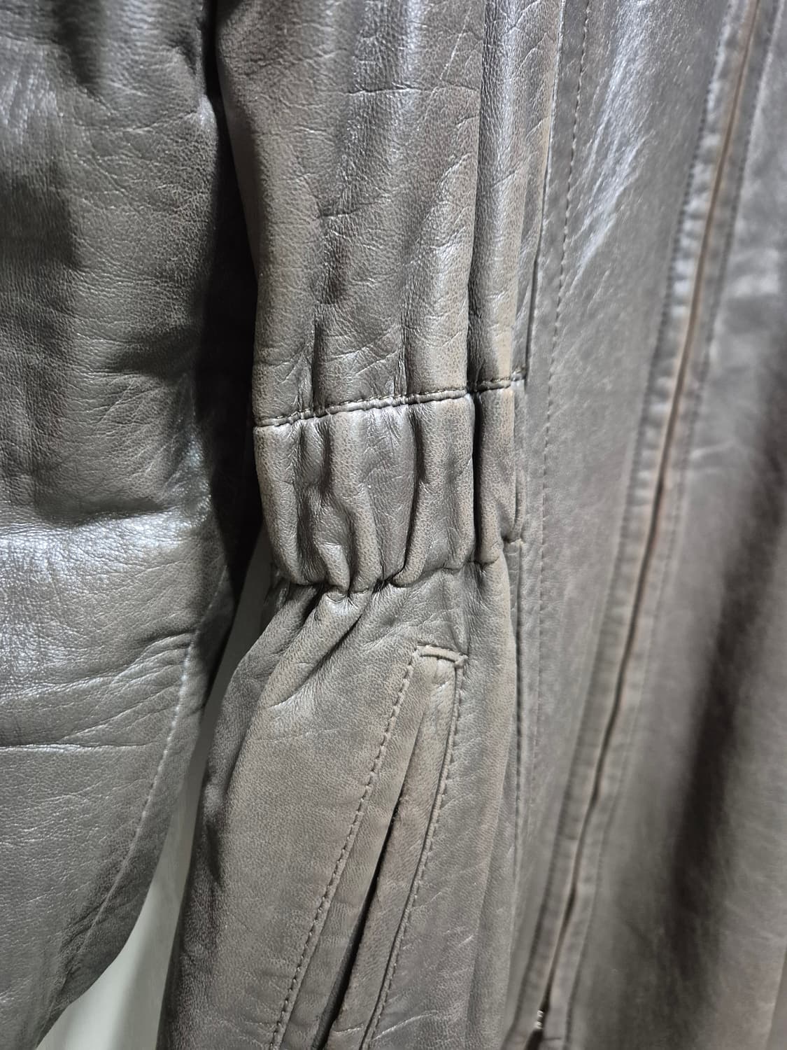 (세일)byblos 이태리명품 브라운 양가죽 자켓 상품이미지6