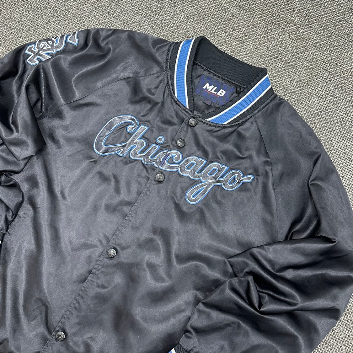 MLB 00s 올드스쿨 시카고컵스 새틴 야구점퍼 105 상품이미지4