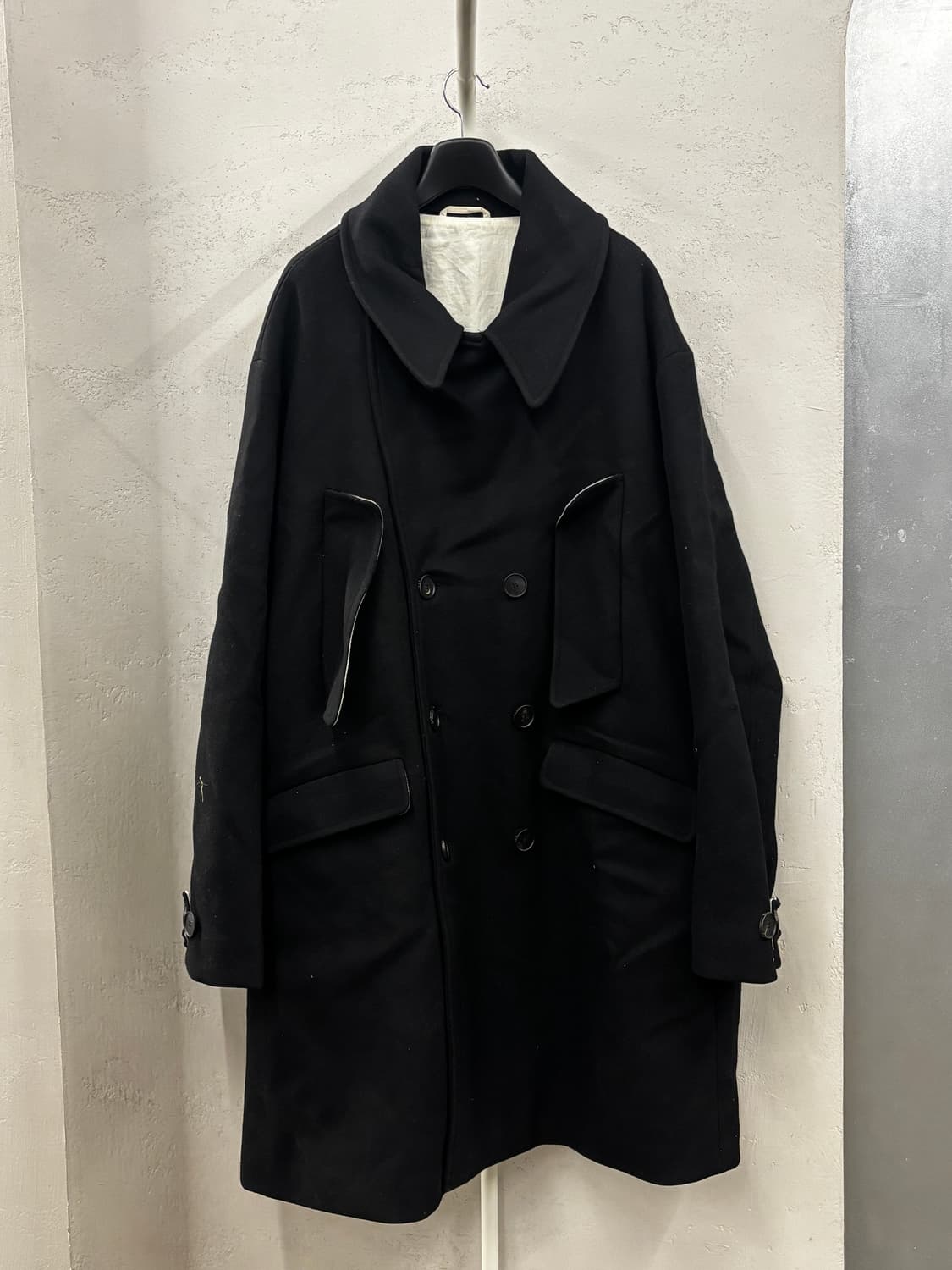 GRAILZ 그레일즈 오버사이즈 피코트 블랙 OS 상품이미지6