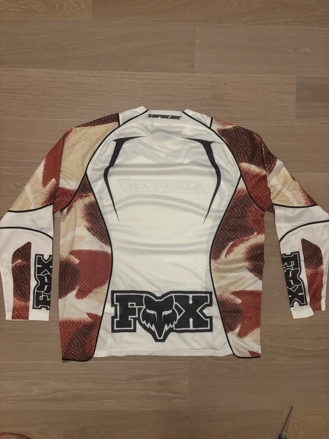 슈프림 23fw 폭스 레이싱 저지 화이트 m사이즈 상품이미지3