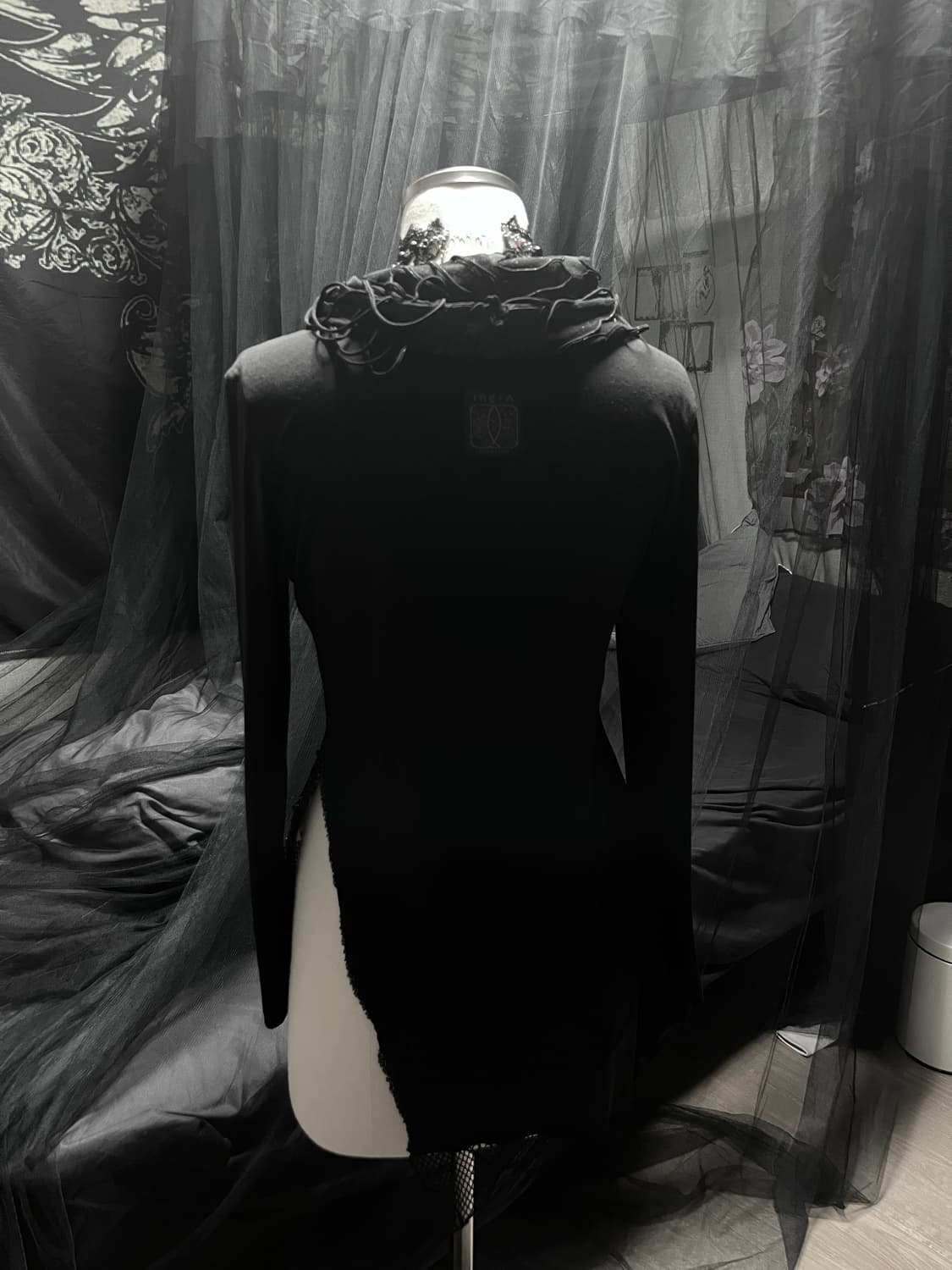 일본 빈티지 그런지 고스 펑크 트임 원피스 y2k JPN vintage 상품이미지2