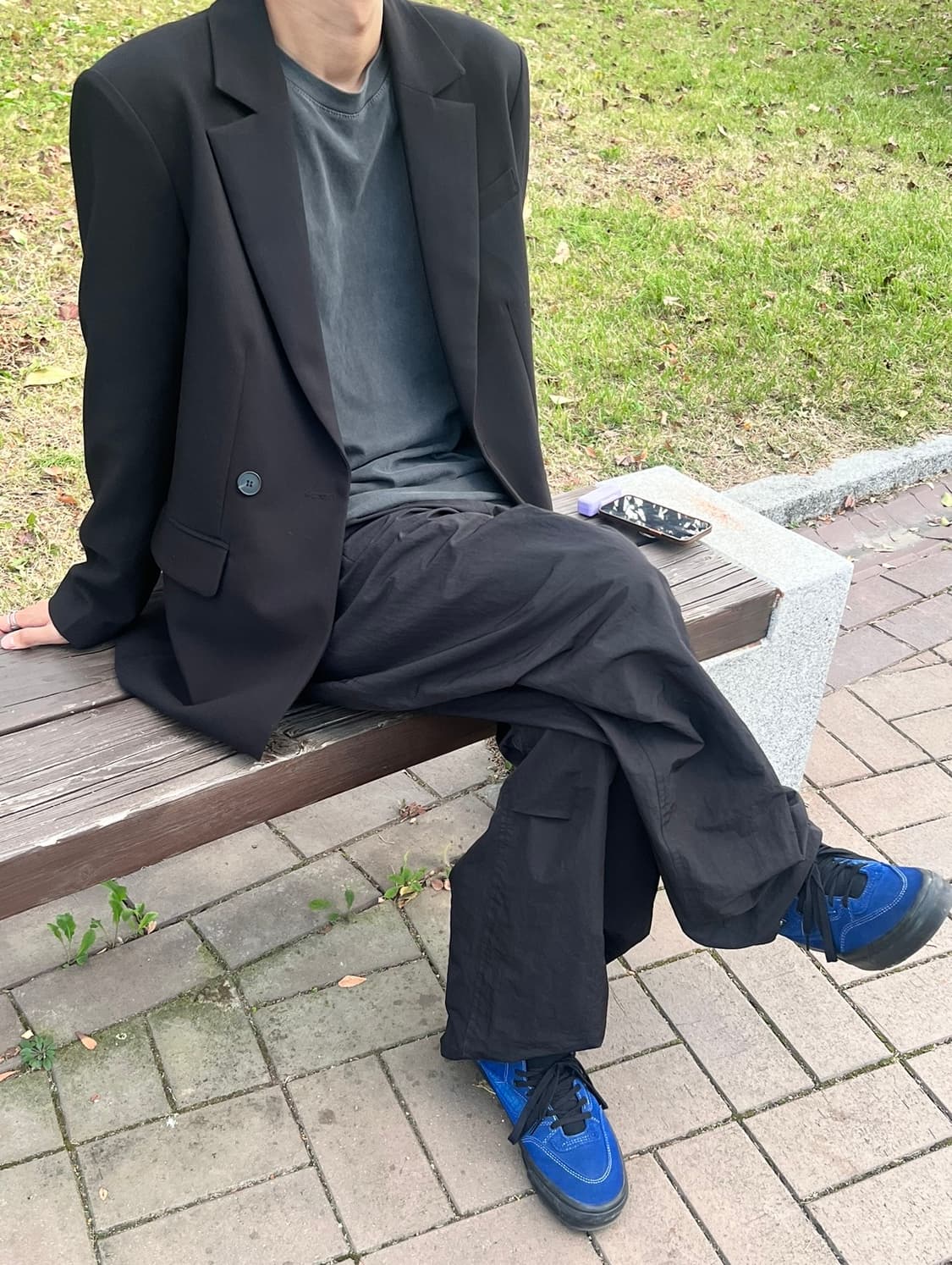 반스 하프캡 33 DX 애너하임 크록 엠보스 블루 상품이미지7