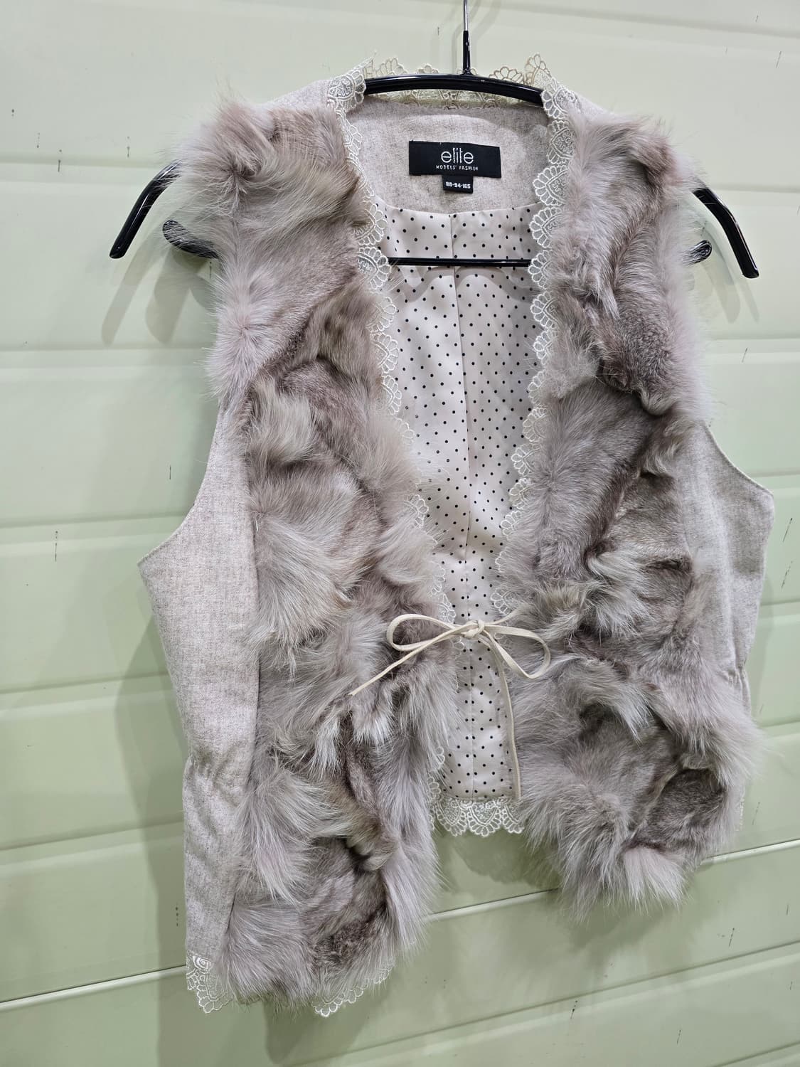 엘리트 폭스 퍼 여성 조끼 55사이즈 상품이미지3