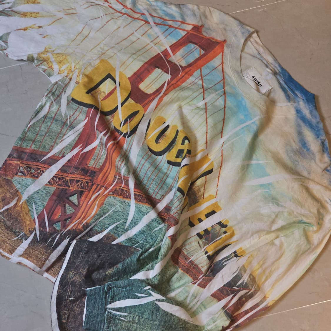 19ss Doublet 금문교 프린지 롱슬리브 상품이미지4