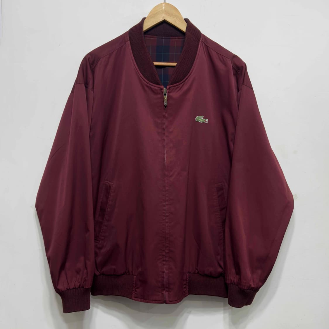 90s 서광 라코스테 리버시블 블루종 자켓 상품이미지6