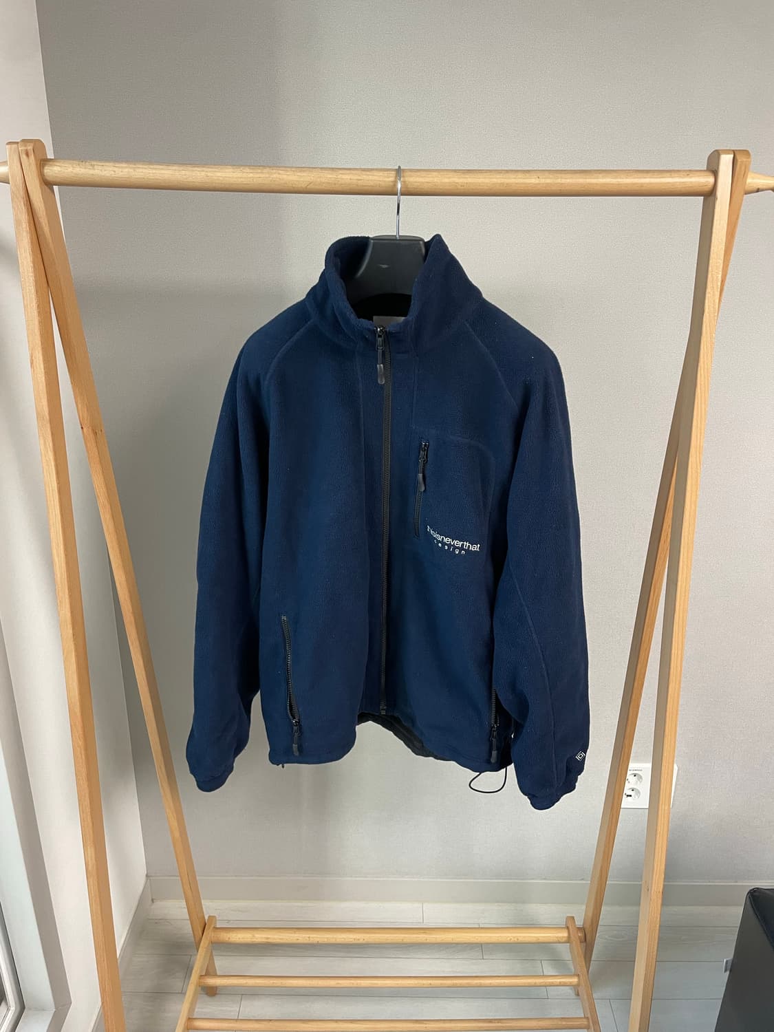 Thisisneverthat 폴라텍 플리스 집업 자켓 네이비 상품이미지2