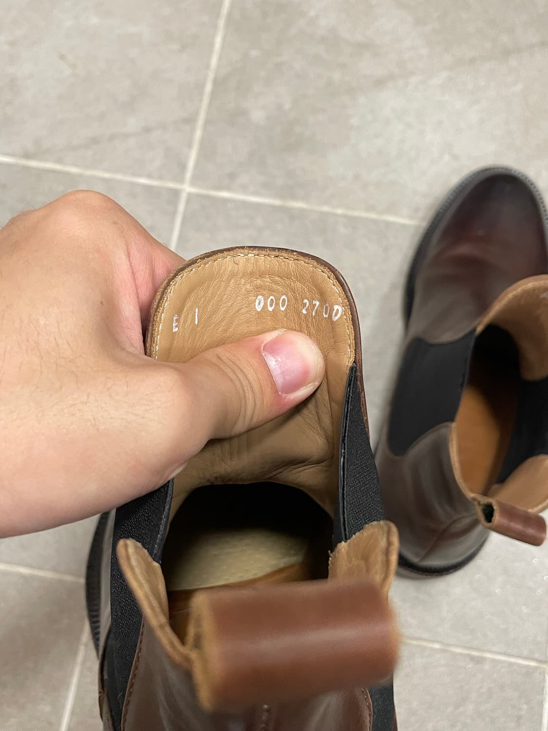 EIRENE 월넛 브라운 첼시부츠 265-275 상품이미지9