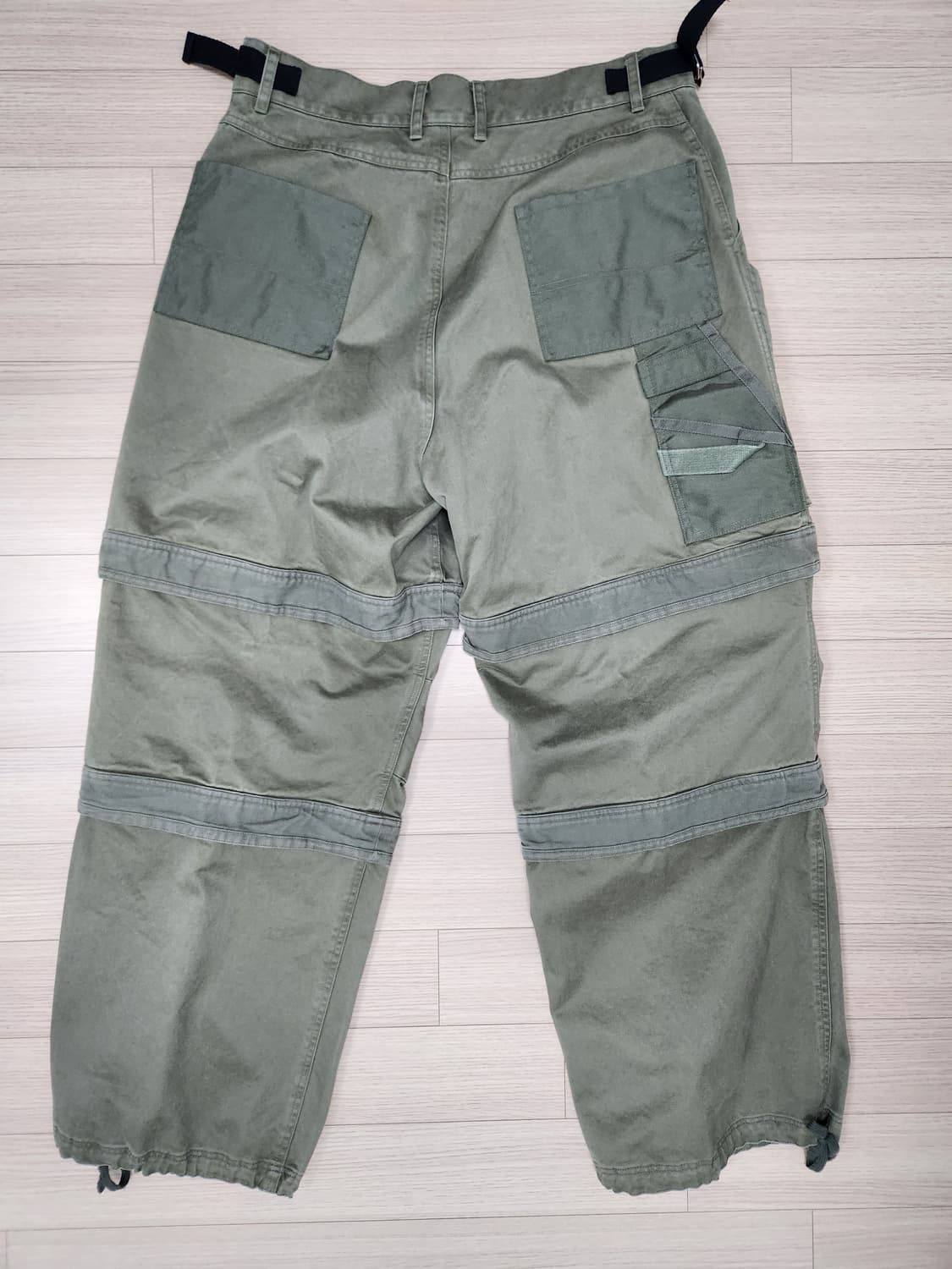 3 파프롬왓 파 레이어드 워크 팬츠 올리브 상품이미지2