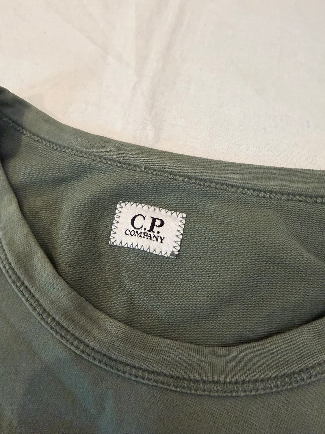 21SS CP 컴퍼니 말차맛 맨투맨 스웨트셔츠 올리브 그린 상품이미지5