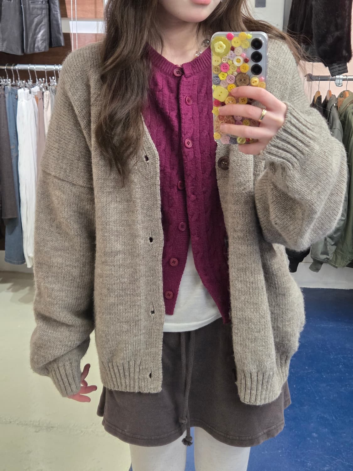 Kerry woolen 케리 울른 밀즈 가디건 상품이미지2