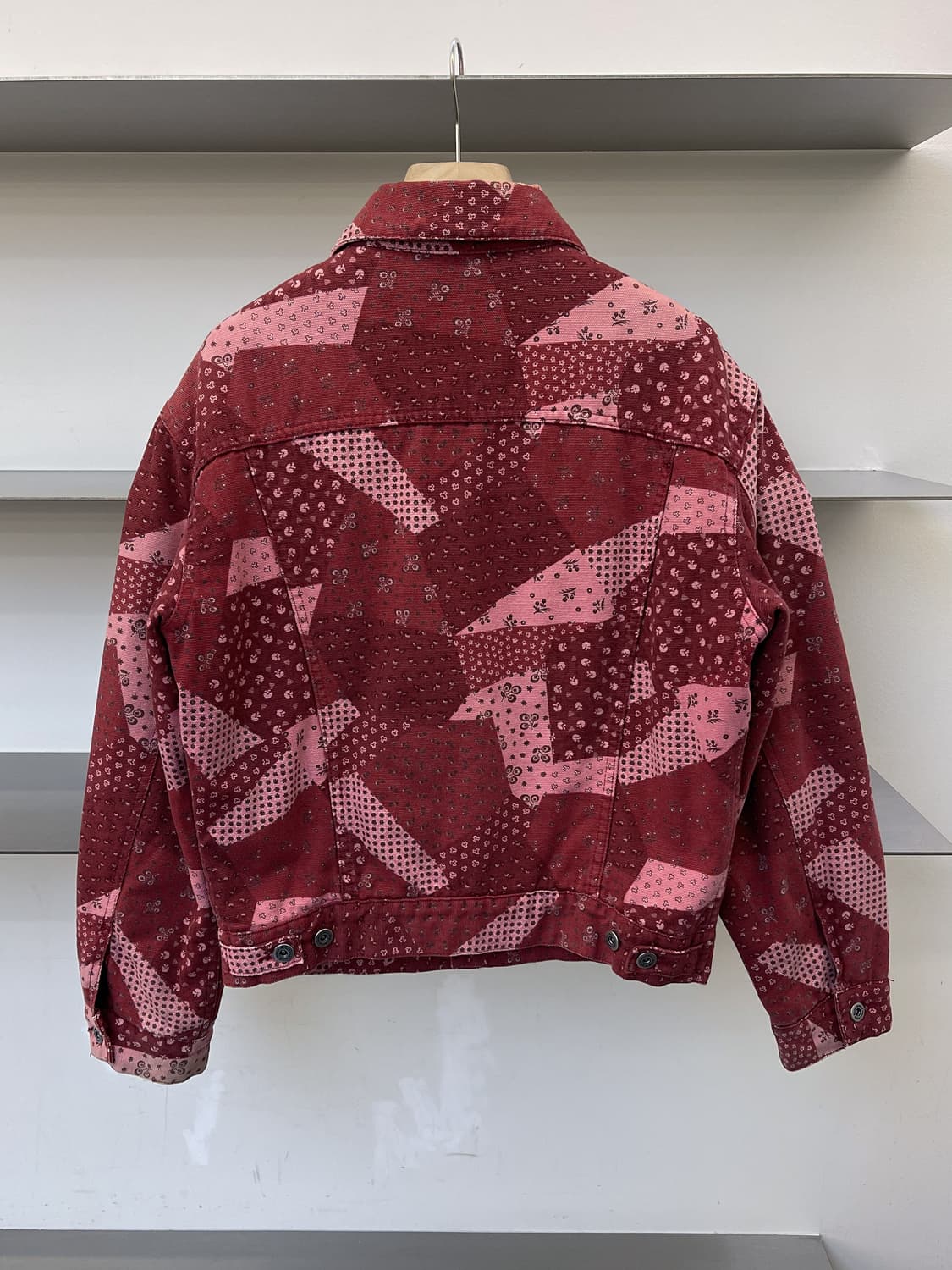 베네통 90s 블루 패밀리 트러커 자켓 상품이미지4