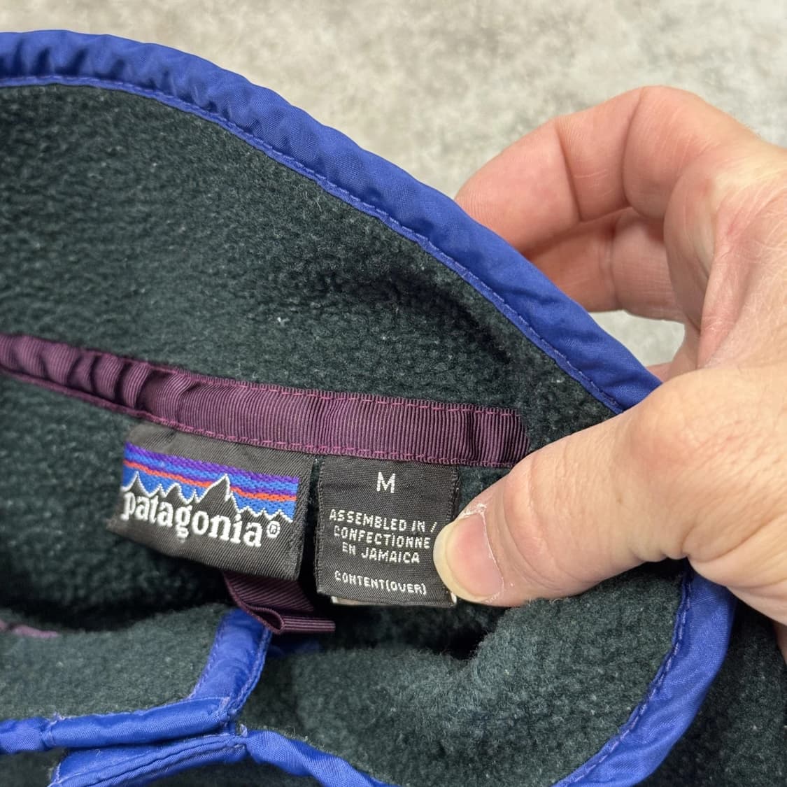 90s 파타고니아 신칠라 스냅-티 플리스 풀오버 상품이미지4