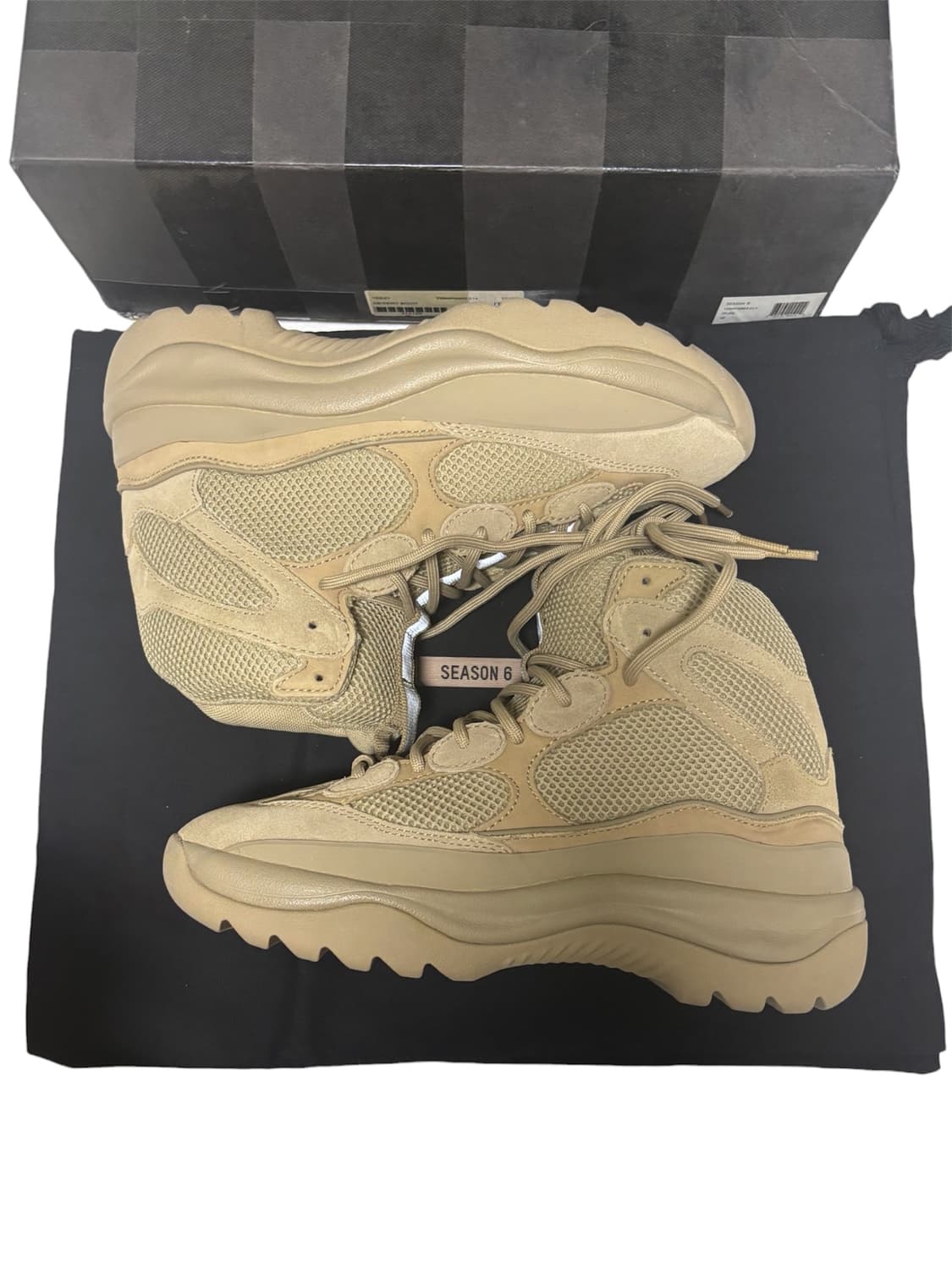 Yeezy Season 6 Desert Boots Taupe 상품이미지5