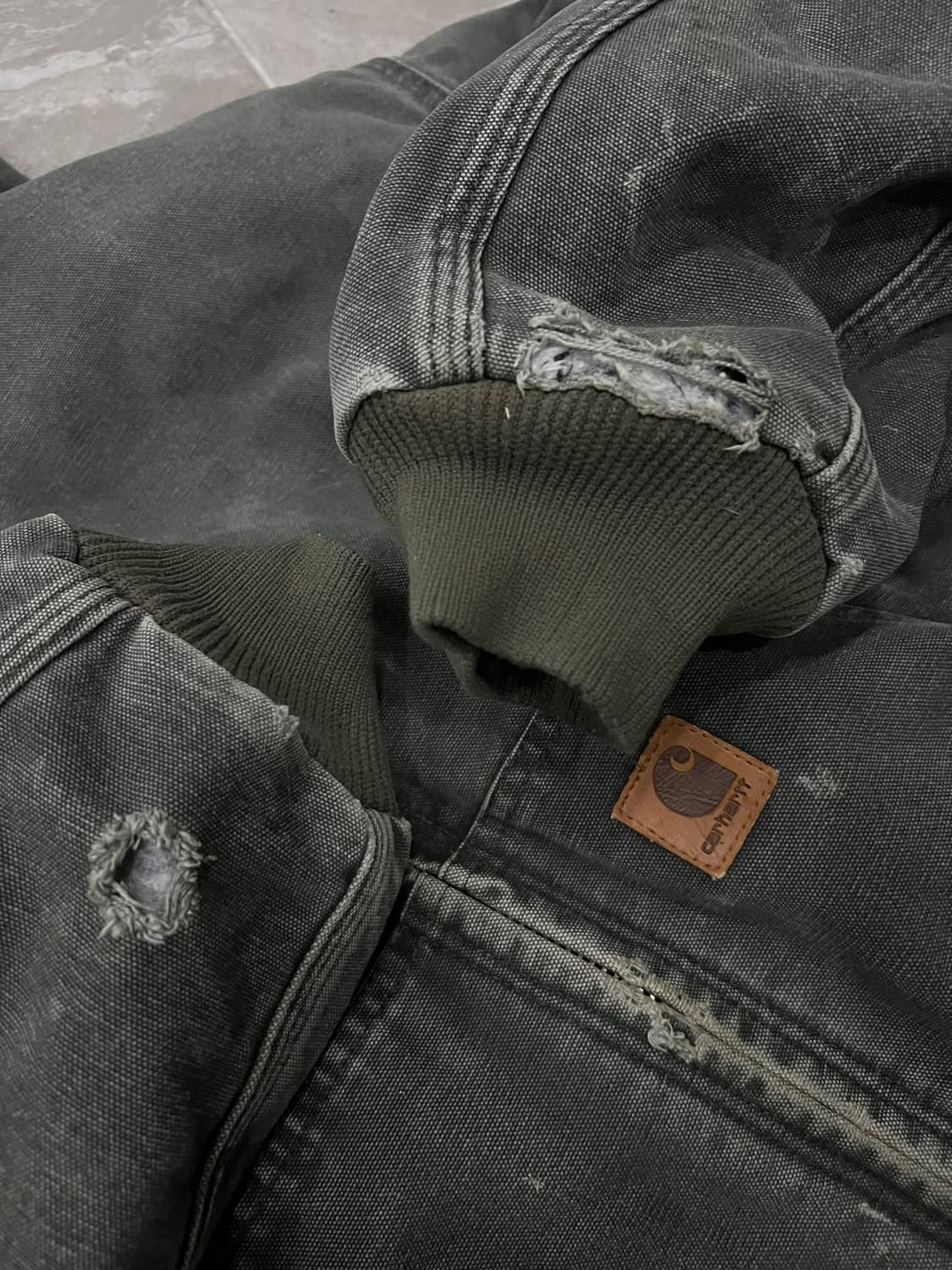 (XL) 칼하트 후드 덕 액티브 자켓 J130 MOS 모스그린 상품이미지9