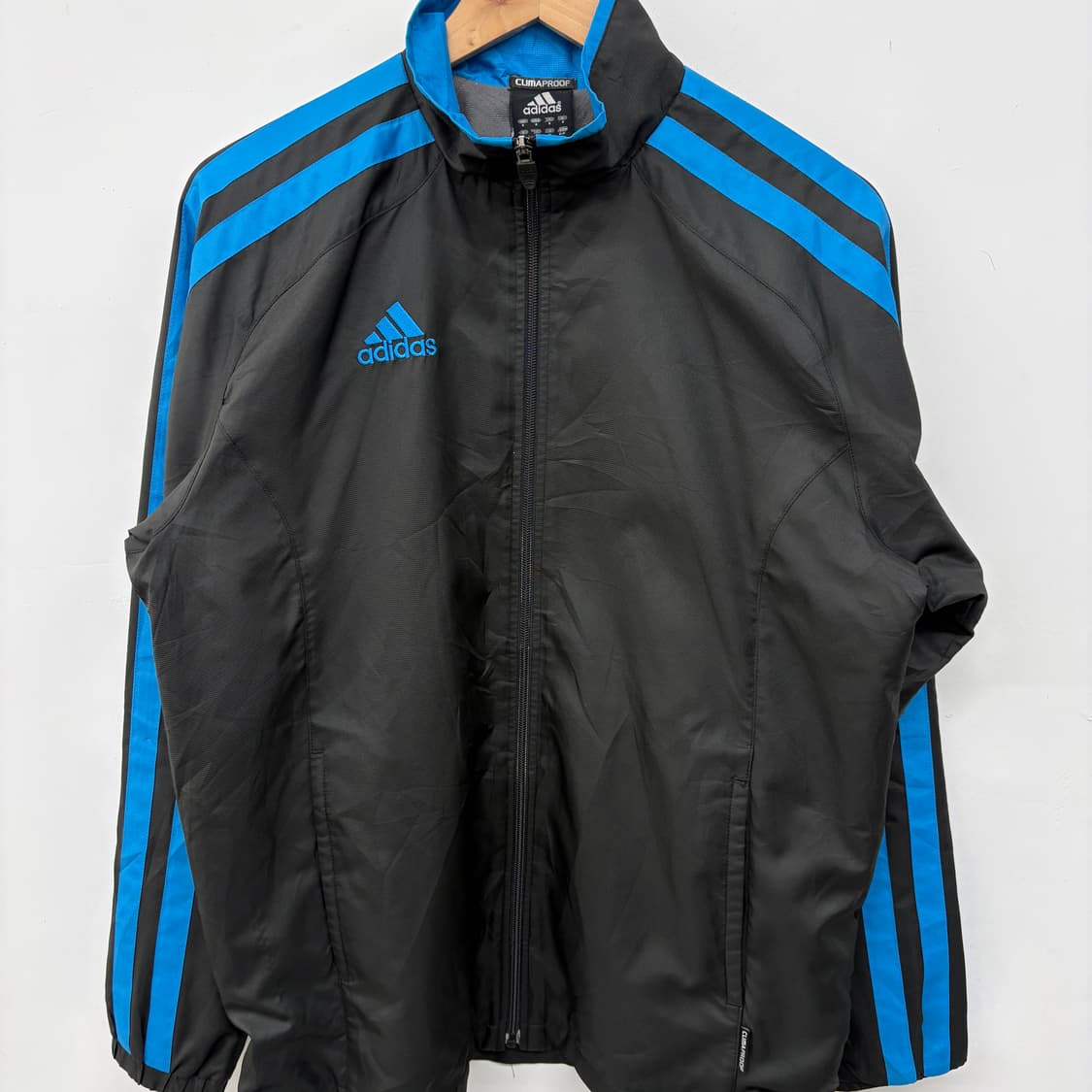 아디다스 블랙/블루 바람막이 점퍼 남성 M 상품이미지2