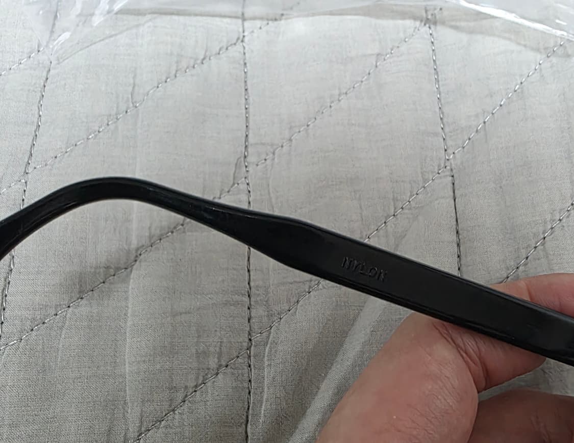 [50-21] 빈티지 크리스 옵티컬 얀크 YANK 블랙 안경테 1 상품이미지6