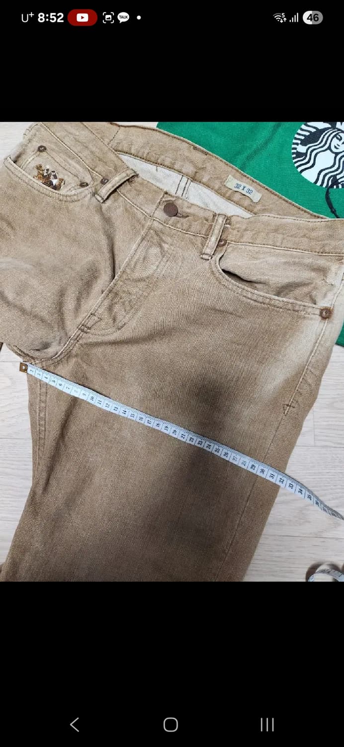 폴로 랄프로렌 자수 탄 워시드 팬츠 웨스턴 에스닉 상품이미지9