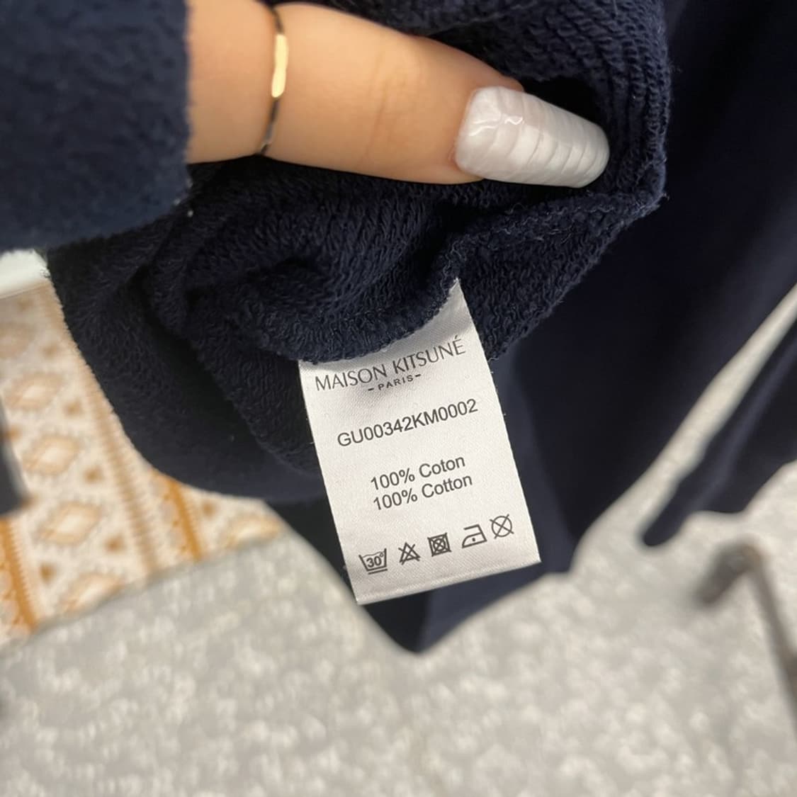 메종키츠네 빈티지 모던 캐주얼 칠랙스 폭스 맨투맨 XL C10652 상품이미지6