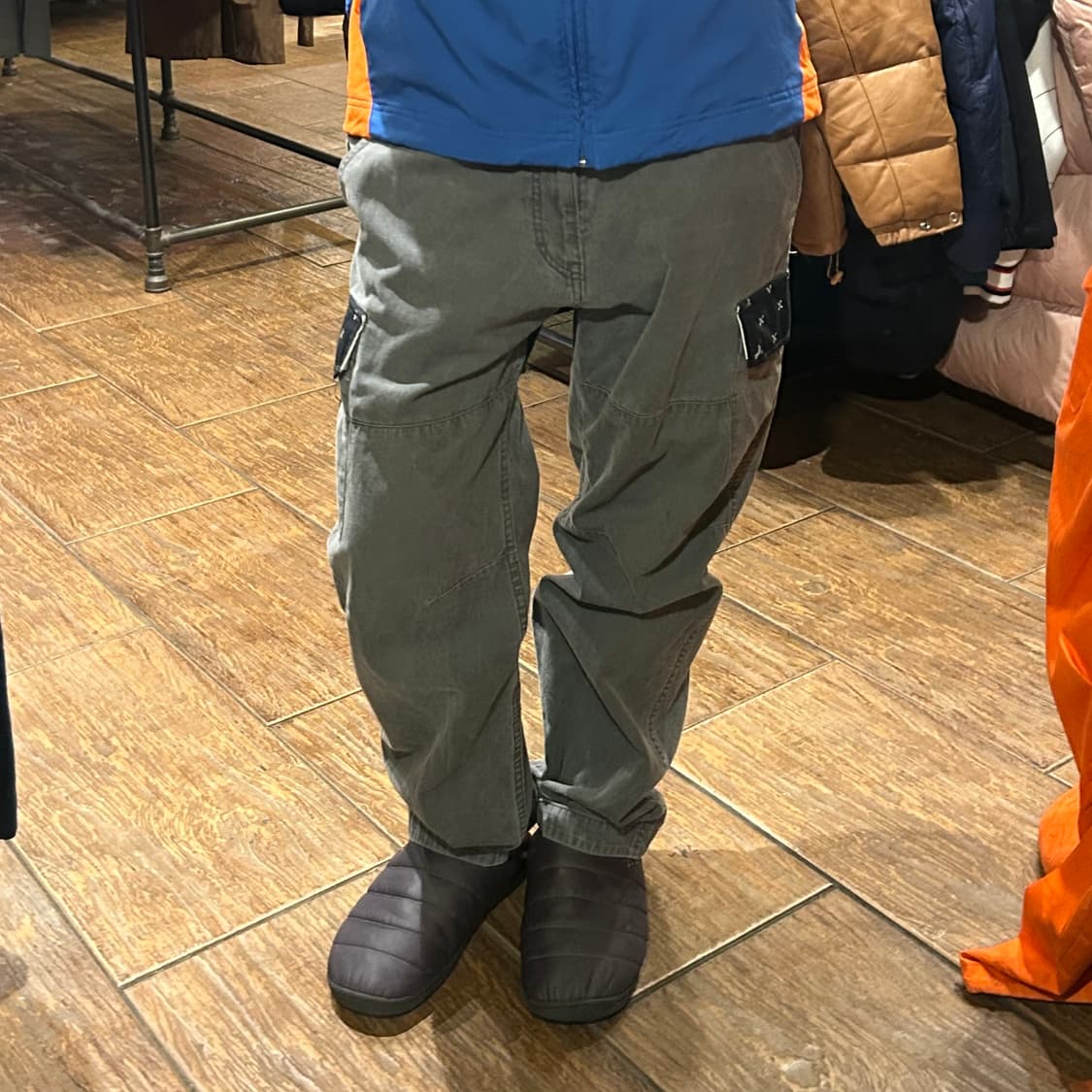 [HI] VTG 패치워크 카고팬츠 카키 상품이미지2