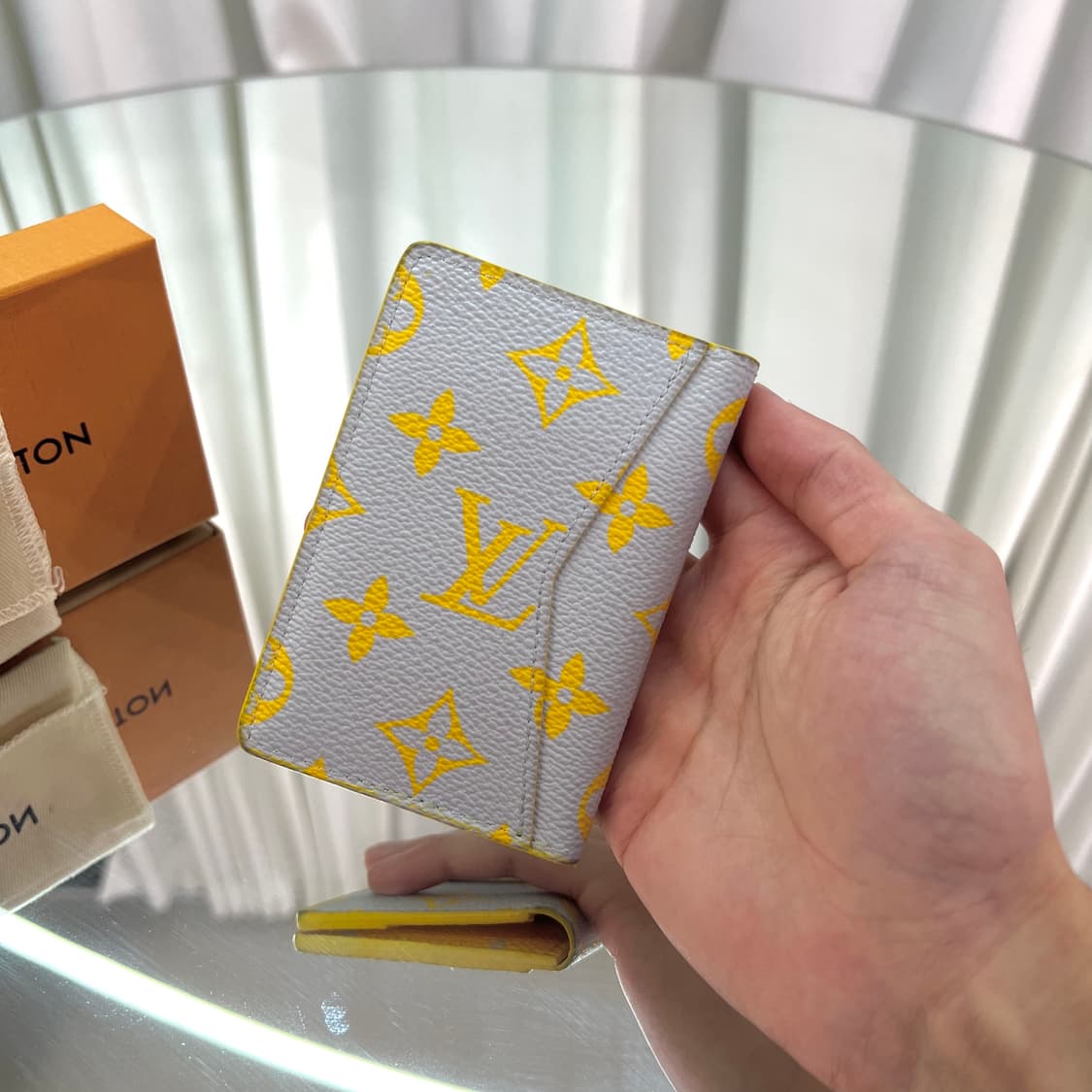루이비통 모노그램 오거나이저 그레이 옐로우 상품이미지2