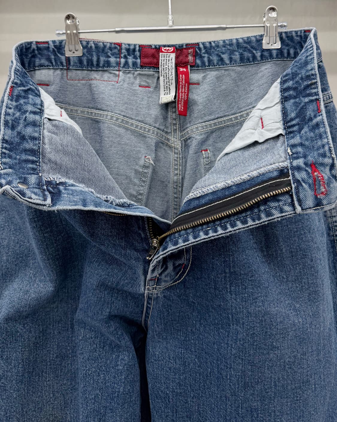 에코 언리미티드 00s 와이드 인디고 데님 팬츠 상품이미지4