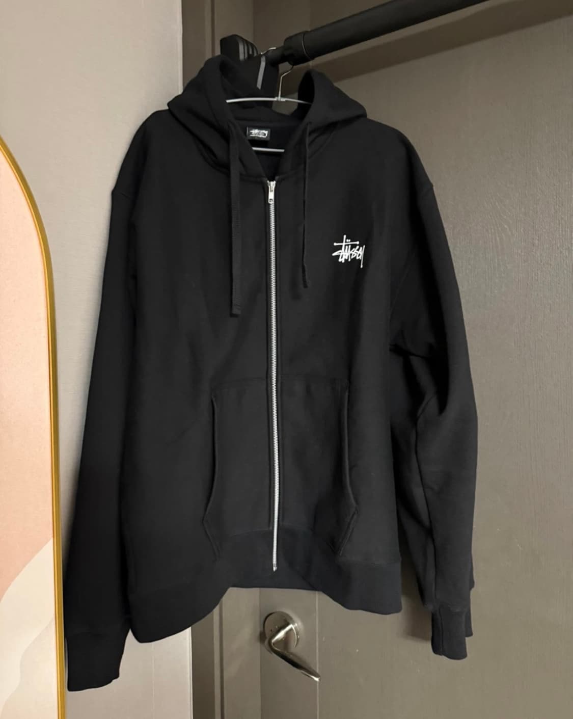 스투시 후드집업 블랙 XL 상품이미지1