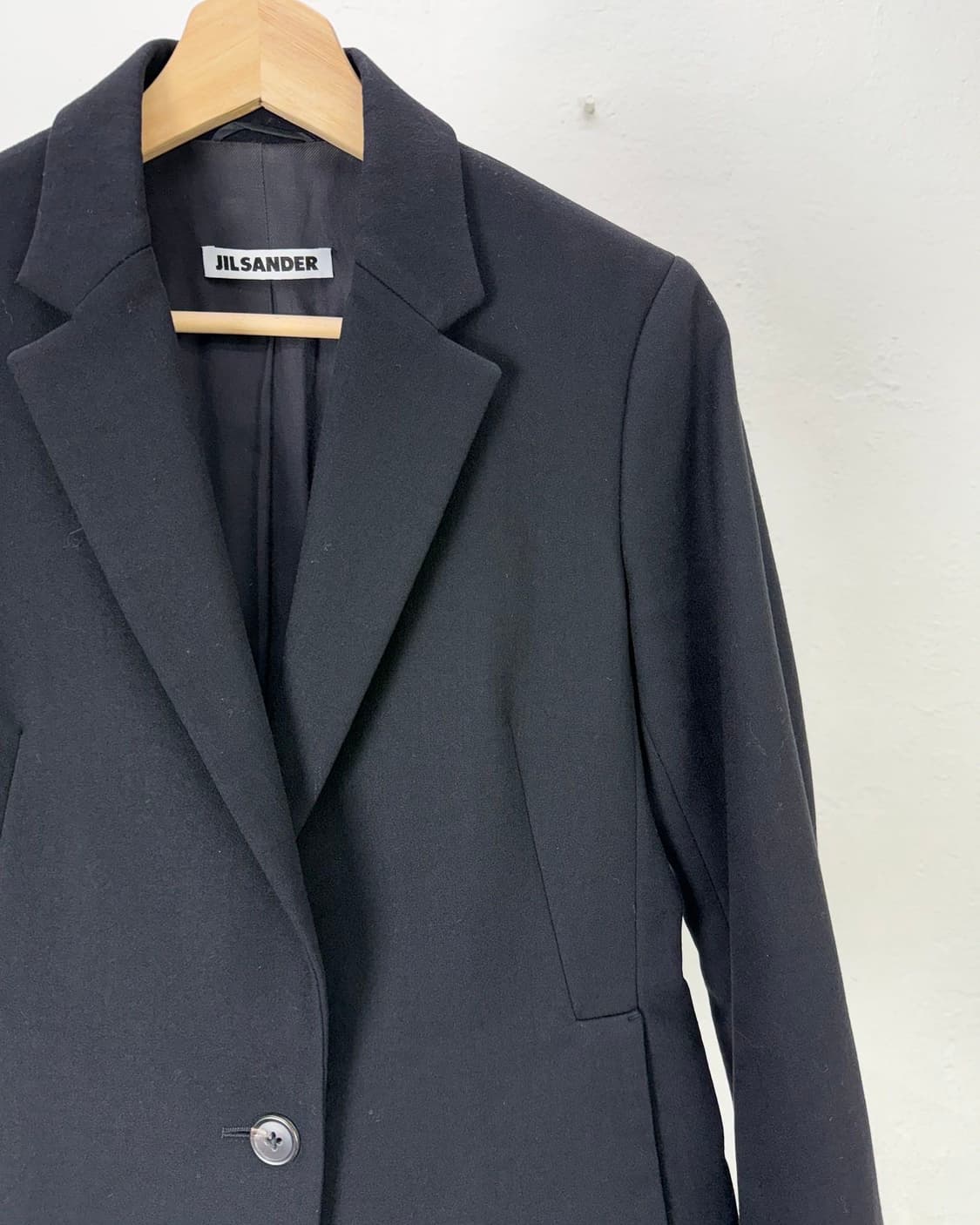 질샌더 블랙 먼스 테일러드 슬릿 1b 블레이저 자켓 상품이미지3