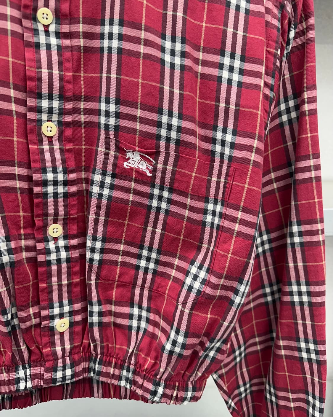 (WOMEN)버버리 크롭 셔츠-M1437 상품이미지3