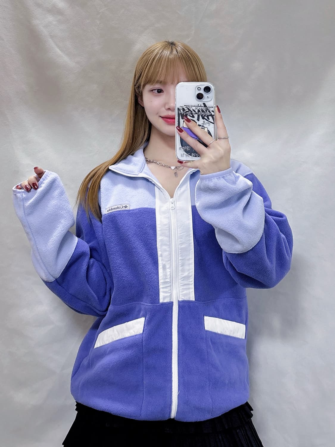 콜롬비아 컬러블록 후리스 집업  상품이미지2