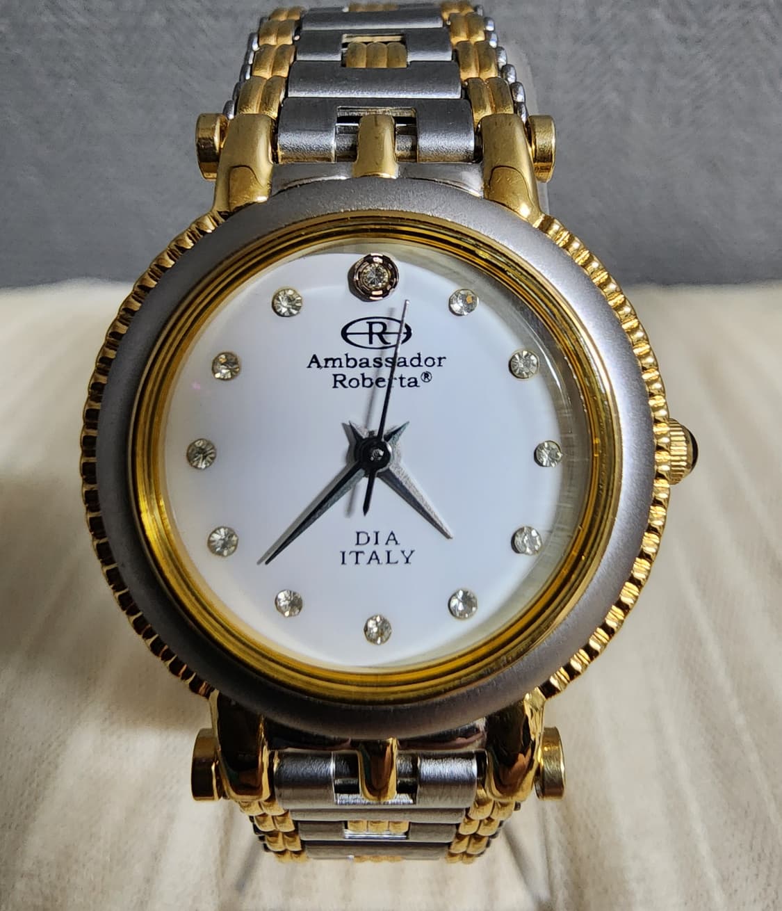 앰버서더 로베르타  골드 콤비 여성시계 상품이미지4