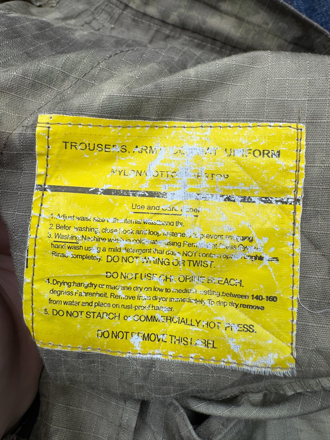 U.S 아미 밀리터리 립스탑 카고 팬츠 상품이미지10