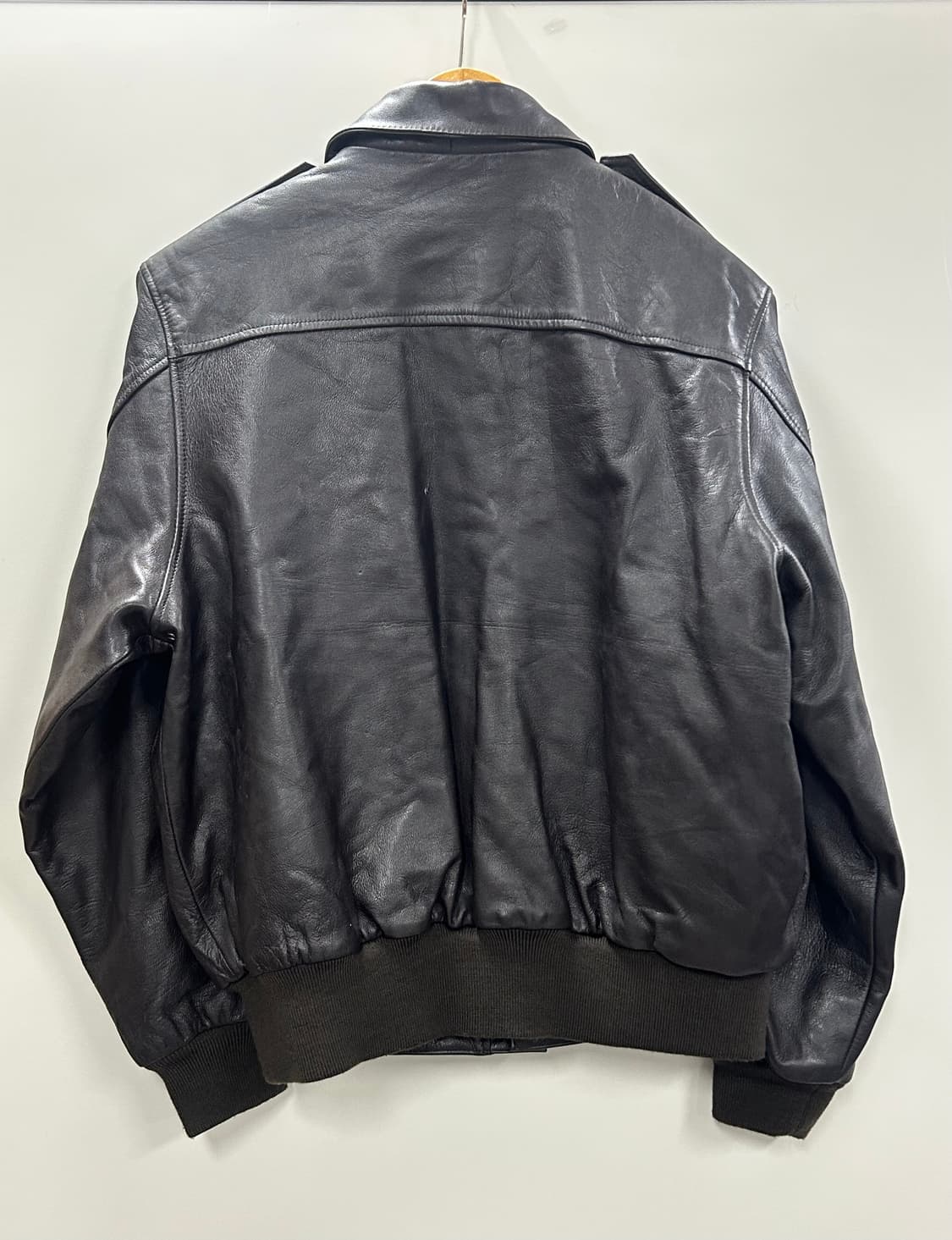 플라이트 가죽 자켓 상품이미지5