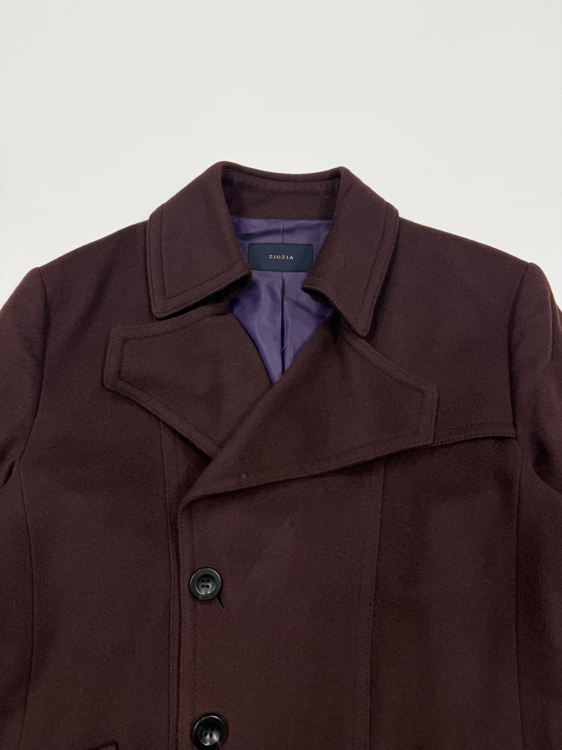 지오지아 버건디 하프코트 상품이미지3