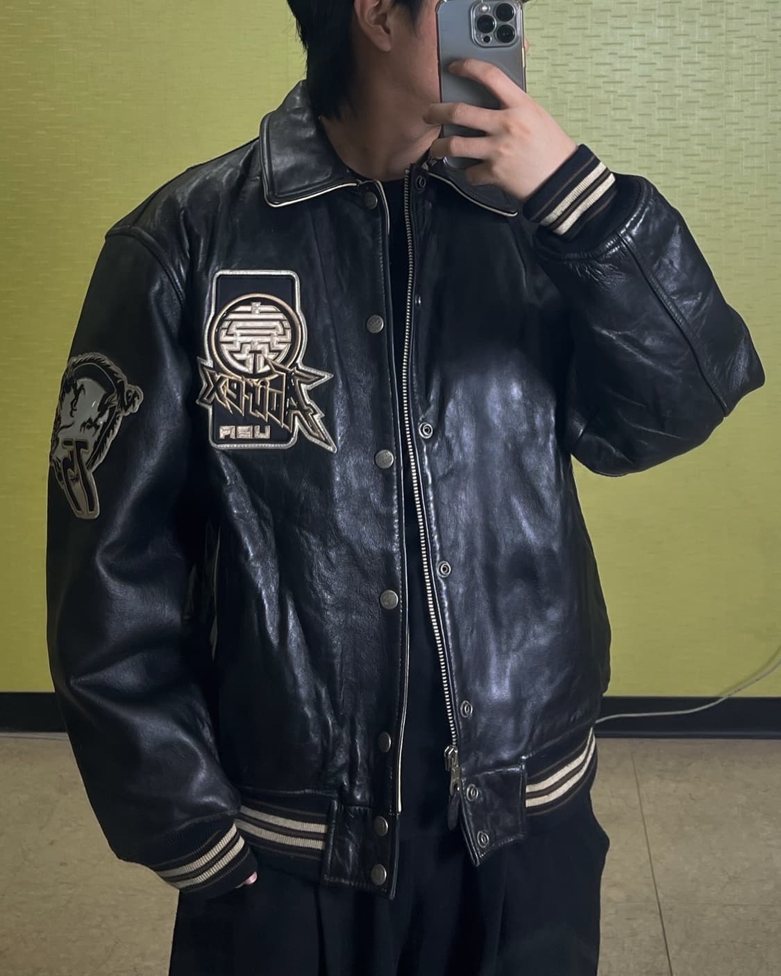 아비렉스 드래곤 가죽자켓 상품이미지3