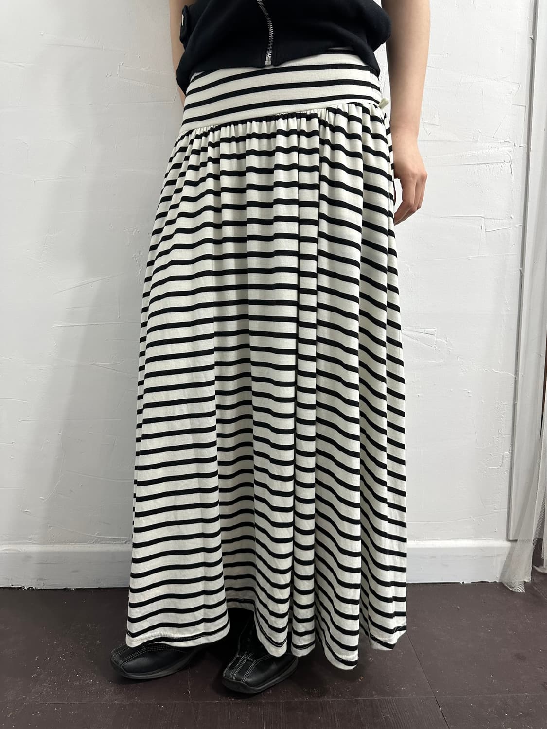stripe long skirt 상품이미지1