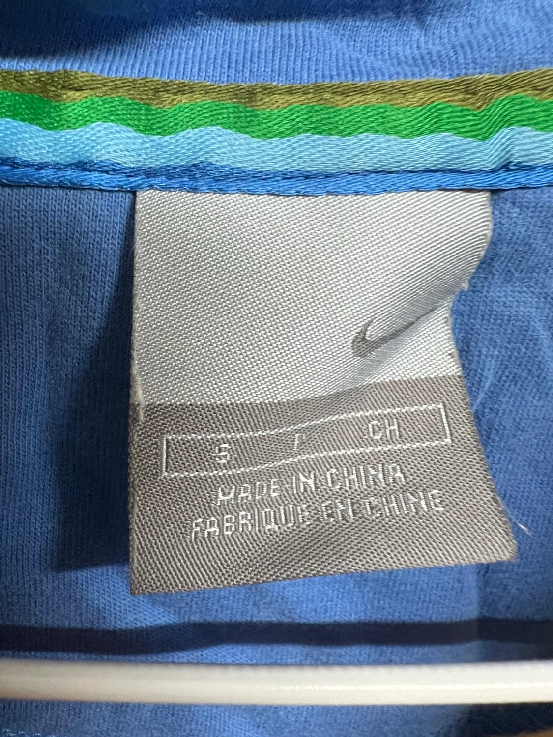 나이키 빈티지 올드스쿨 멀티 스트라이프 카라티 반팔 95 M 상품이미지3