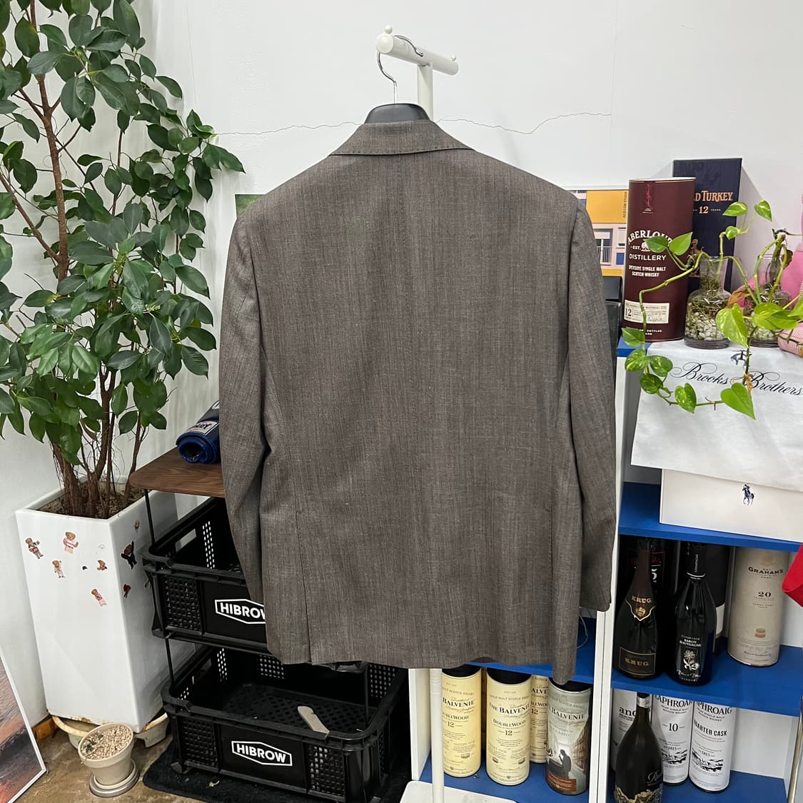 란스미어 로로피아나 2버튼 린넨/실크 블렌드 블레이져 48 상품이미지5