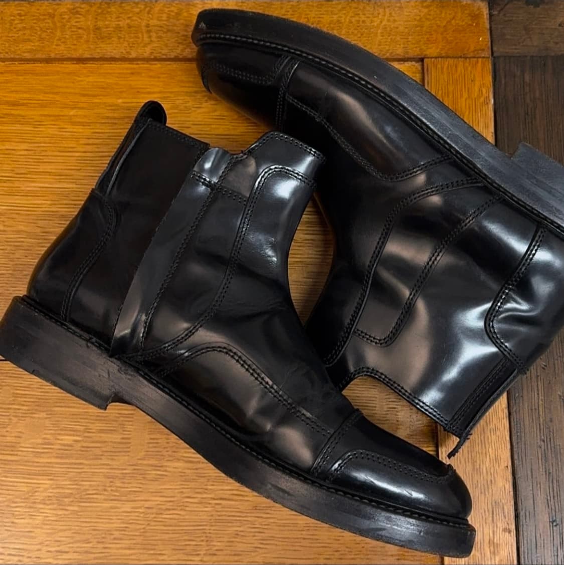 준지 런웨이 컬렉션 홍창 레더부츠  285 상품이미지5