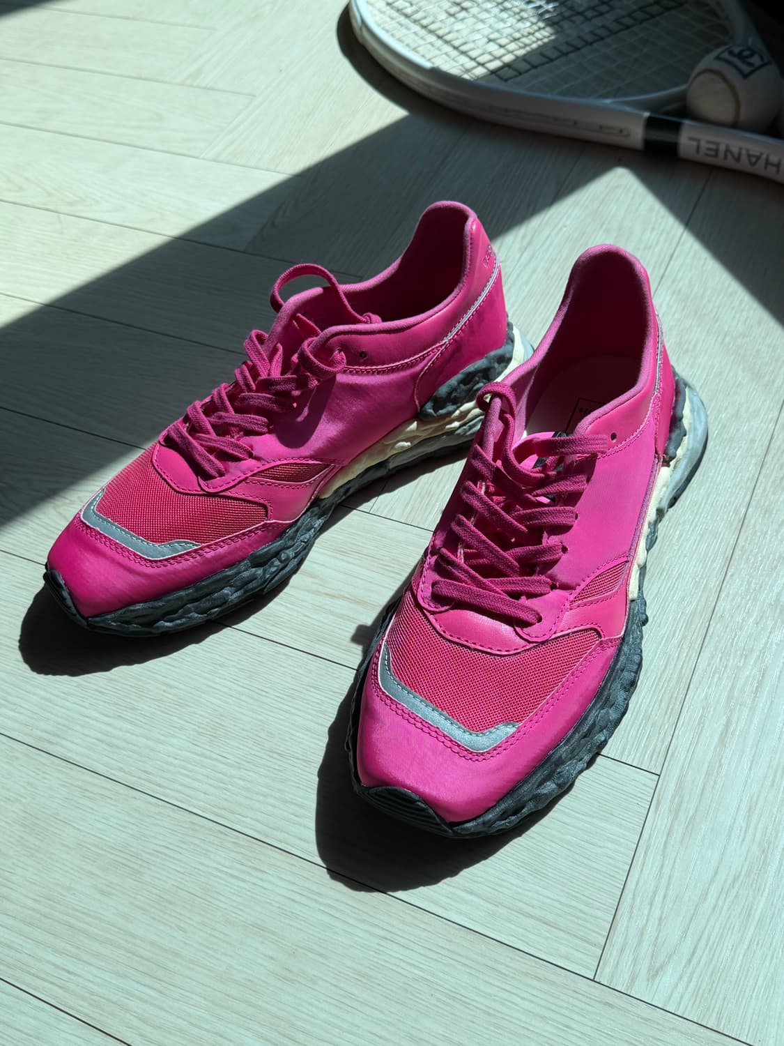 메종 미하라 야스히로 x 베드 J.W. 포드 조지 핑크 스니커즈 상품이미지1