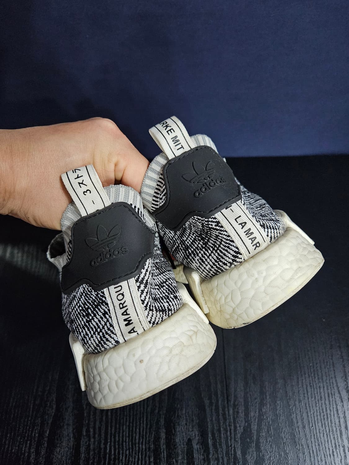 아디다스 NMD R1 프라임니트 블랙 남성 285 런닝화 스니커즈  상품이미지8