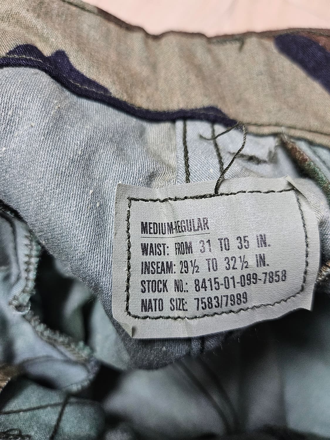 미군 우드랜드 M65필드팬츠 상품이미지2